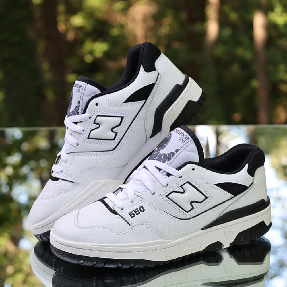 New Balance 550 White Black - Picture 4 of 12